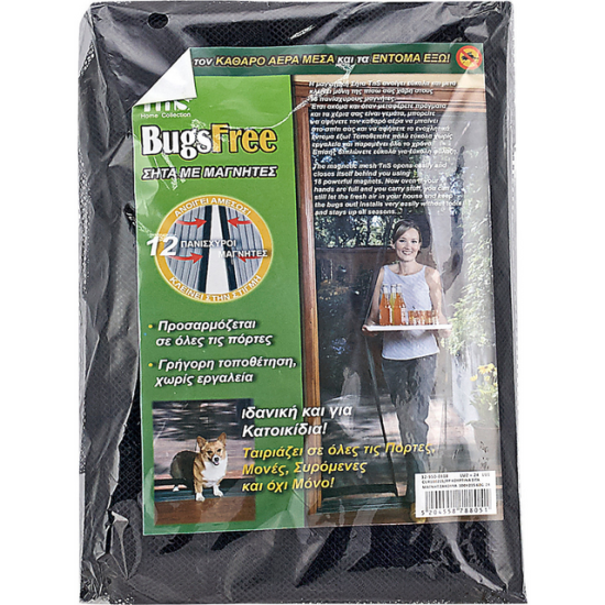 TNS BUGSFREE ΣΗΤΑ ΜΕ ΜΑΓΝΗΤΕΣ 100Χ215CM