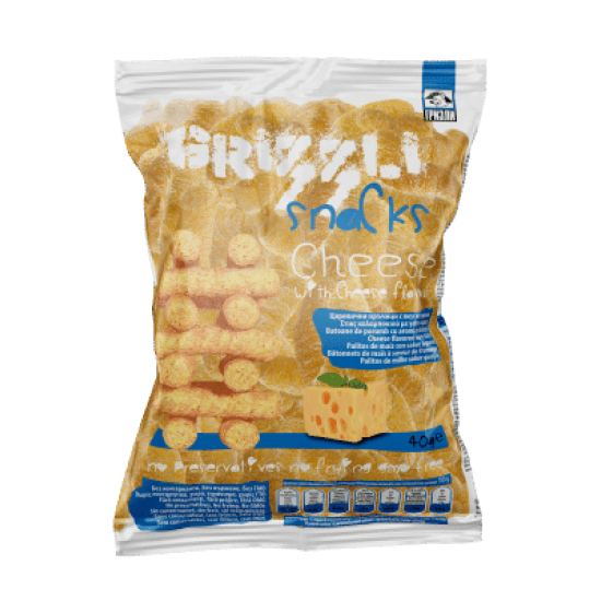 GRIZZLI ΣΝΑΚ ΚΑΛΑΜΠΟΚΙΟΥ ΜΕ ΓΕΥΣΗ ΤΥΡΙ 40gr