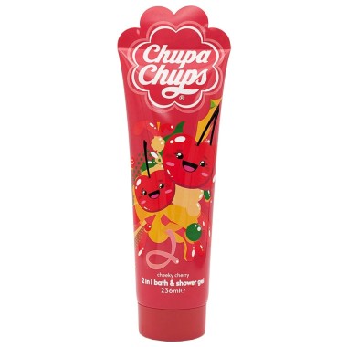 CHUPA CHUPS SHOWER GEL & BATH CREME  236ML CHEEKY CHERRY
