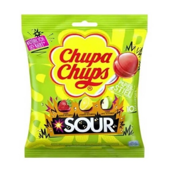 CHUPA CHUPS ΓΛΕΙΦΙΤΖΟΥΡΙ ΦΡΟΥΤΑ SOUR 12GRX10ΤΜΧ