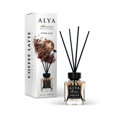 ALYA NATURE'S SCENTS ΑΡΩΜΑΤΙΚΟ ΧΩΡΟΥ ΜΕ ΣΤΙΚ 100ML COFFEE LATTE