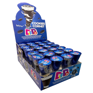DIPPO ΜΙΝΙ CORNET ΧΩΝΑΚΙΑ ΜΕ ΓΕΜΙΣΗ COOKIES 480GR