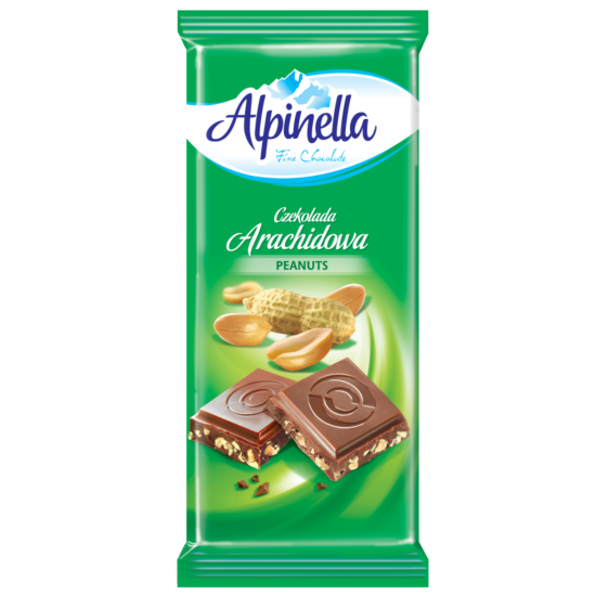 ALPINELLA ΣΟΚΟΛΑΤΑ 90gr ΓΑΛΑΚΤΟΣ ΜΕ ΦΥΣΤΙΚΙ
