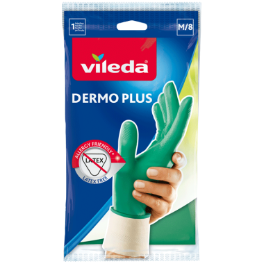 VILEDA ΓΑΝΤΙΑ DERMO PLUS (LATEX FREE) MEDIUM