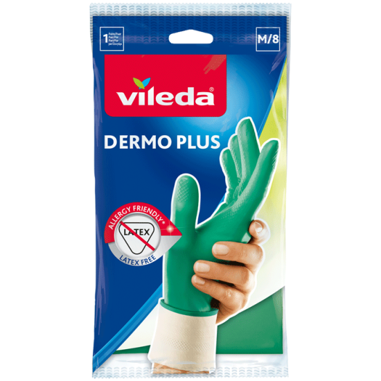 VILEDA ΓΑΝΤΙΑ DERMO PLUS (LATEX FREE) MEDIUM