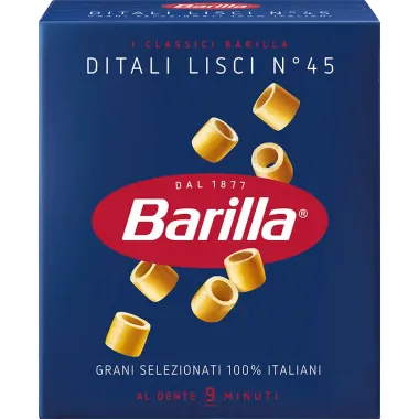 BARILLA DITALI LISCI n.45 500gr