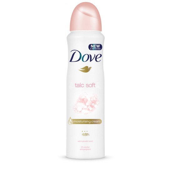 DOVE BODY SPRAY 150ml WOMEN TALC SOFT