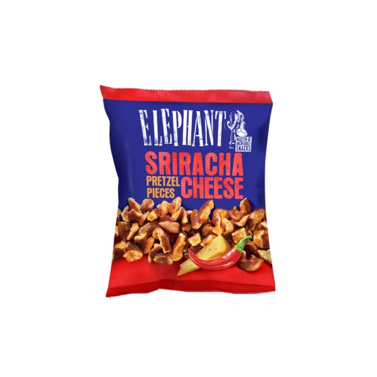 ELEPHANT BAKES PRETZELS PIECES SRIRACHA & CHEESE 75gr