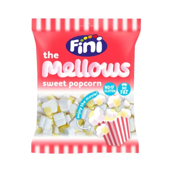 FINI ΖΑΧΑΡΩΤΑ 80gr THE MELLOWS SWEET POPCORN
