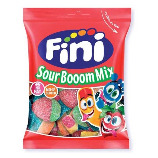 FINI ΖΑΧΑΡΩΤΑ SOUR BOOM MIX 90GR ΕΛ