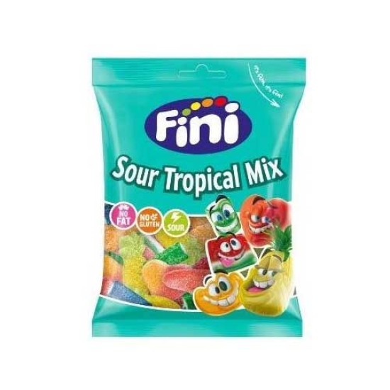 FINI ΖΑΧΑΡΩΤΑ SOUR TROPICAL MIX 90GR ΕΛ