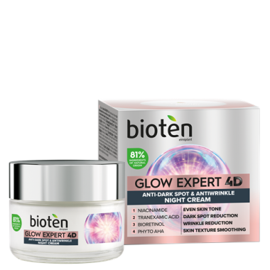 BIOTEN ΚΡΕΜΑ ΠΡΟΣΩΠΟΥ 50ML GLOW EXPERT 4D ΜΕ ΝΙΑΣΙΝΑΜΙΔΗ SPF15 ΗΜΕΡΑΣ