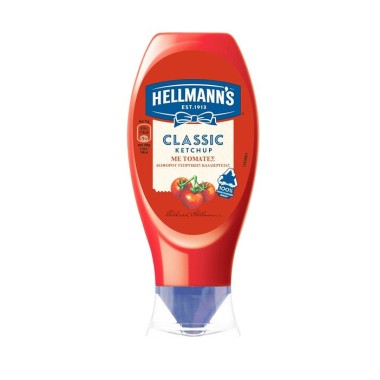 HELLMANN'S KETCHUP 250ML ΠΛΑΣΤΙΚΗ ΣΥΣΚΕΥΑΣΙΑ