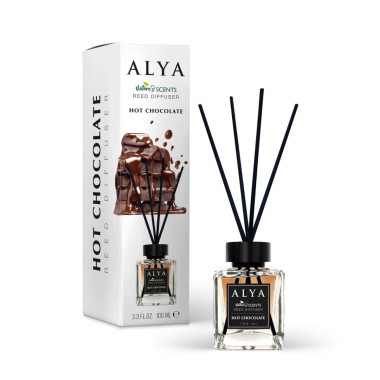 ALYA NATURE'S SCENTS ΑΡΩΜΑΤΙΚΟ ΧΩΡΟΥ ΜΕ ΣΤΙΚ 100ML HOT CHOCOLATE ALYA NATURE'S SCENTS ΑΡΩΜΑΤΙΚΟ ΧΩΡΟΥ ΜΕ ΣΤΙΚ 100ML HOT CHOCOLATE