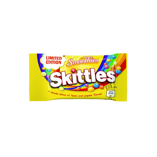 SKITTLES 38GR SMOOTHIES(ΚΙΤΡΙΝΟ) X14τεμ