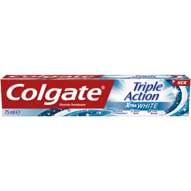 COLGATE ΟΔΟΝΤΟΚΡΕΜΑ 75ml TRIPLE ACTION EXTRA WHITE