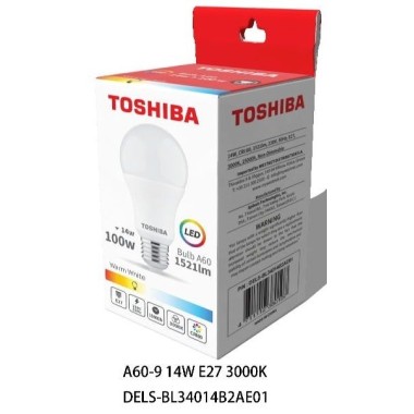 TOSHIBA LED E27 100W. WARM WHITE ΛΑΜΠΑ