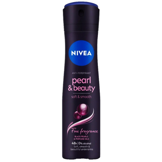 NIVEA BODY SPRAY WOMEN 150ml PEARL&BEAUTY