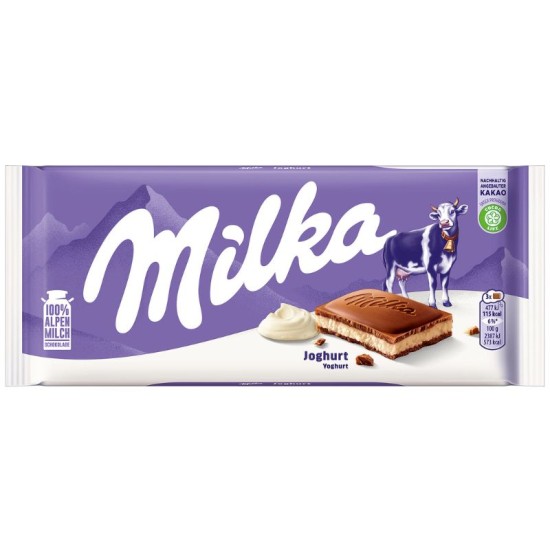 MILKA ΣΟΚΟΛΑΤΑ YOGHURT 100gr - 23