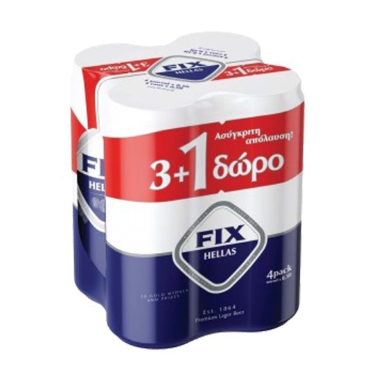 FIX ΜΠΥΡΑ ΚΟΥΤΙ 500ML 3+1