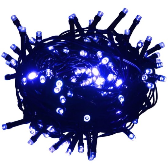 LUCI LED ΧΡΙΣΤΟΥΓΕΝΝΙΑΤΙΚΑ ΛΑΜΠΑΚΙΑ LED 100ΤΕΜ (9ΜΕΤΡΑ) ΜΠΛΕ