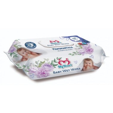 MYHEART BABY WIPES ΜΩΡΟΜΑΝΤΗΛΑ 100τεμ