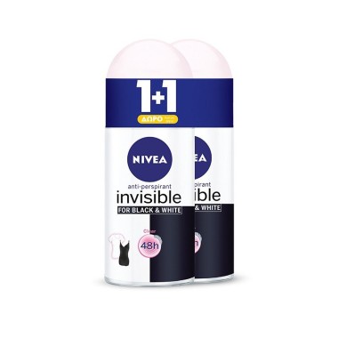 NIVEA ROLL ON 50ml WOMAN 1+1 ΔΩΡΟ BLACK&WHITE ORIGINAL