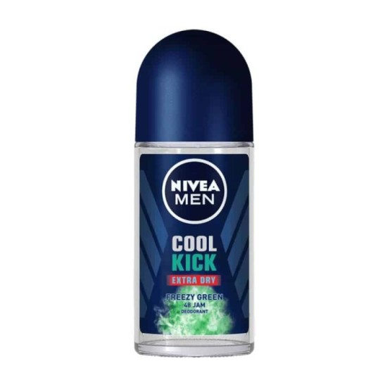 NIVEA ROLL ON 50ml COOL KICK EXTRA DRY FREEZY GREEN