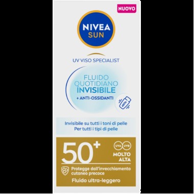 NIVEA SUN ΑΝΤΗΛΙΑΚΗ ΛΟΤΙΟΝ INVISIBLE FP50+ 50ml