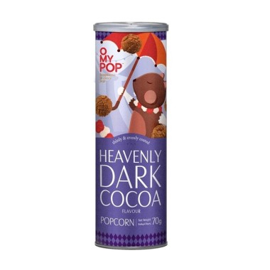 OMYPOP ΠΟΠ ΚΟΡΝ ΜΕ ΜΑΥΡΗ ΣΟΚΟΛΑΤΑ 70gr