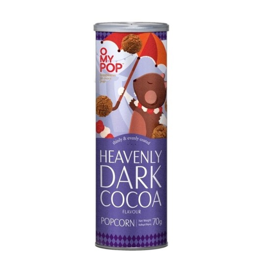 OMYPOP ΠΟΠ ΚΟΡΝ ΜΕ ΜΑΥΡΗ ΣΟΚΟΛΑΤΑ 70gr