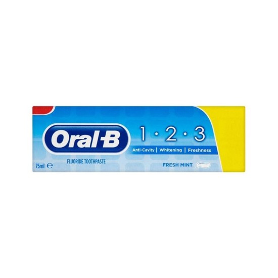 ORAL B ΟΔΟΝΤΟΚΡΕΜΑ 75ML 1.2.3 ΜΕΝΤΑ