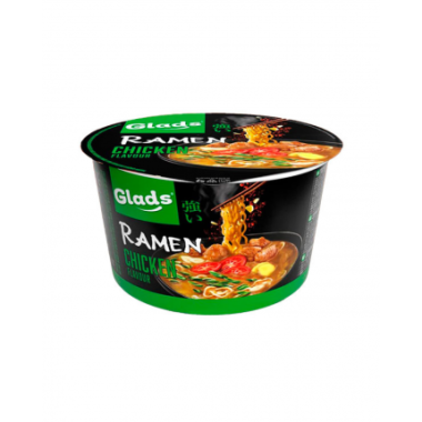 GLADS INSTANT RAMEN NOODLES 105GR CHICKEN (ΣΕ ΜΠΩΛ ΣΕΡΒΙΡΙΣΜΑΤΟΣ)