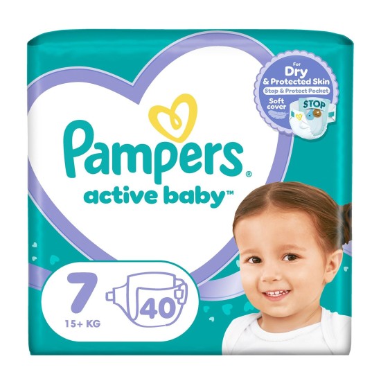 PAMPERS ACTIVE BABY ΜΕΓ. N.7 VP 40T