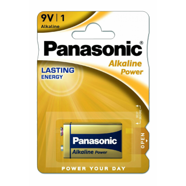 PANASONIC ΑΛΚΑΛΙΚΗ ΜΠΑΤΑΡΙΑ 6LR61APB/1BP 9V TEM 1