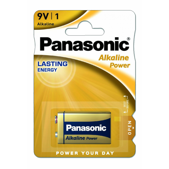 PANASONIC ΑΛΚΑΛΙΚΗ ΜΠΑΤΑΡΙΑ 6LR61APB/1BP 9V TEM 1