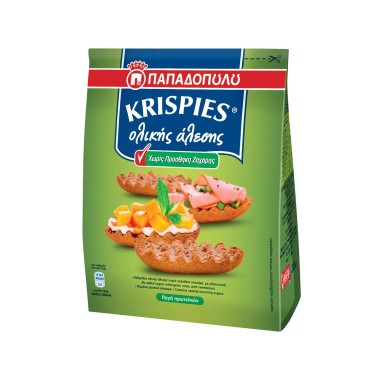 ΠΑΠΑΔΟΠΟΥΛΟΥ KRISPIES 200GR ΧΩΡΙΣ ΖΑΧΑΡΗ