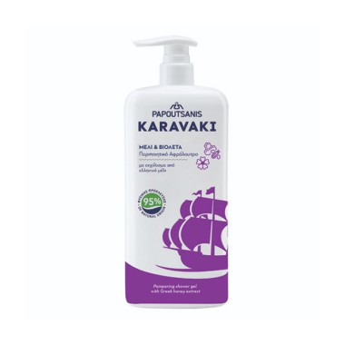 ΠΑΠΟΥΤΣΑΝΗΣ KARAVAKI ΑΦΡΟΛΟΥΤΡΟ ΑΝΤΛΙΑ 750ml ΜΕΛΙ&ΒΙΟΛΕΤΑ