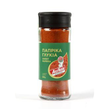 ΑΤΛΑΣ ΠΑΠΡΙΚΑ ΓΛΥΚΙΑ ΓΥΑΛΙΝΗ ΣΥΚΣΕΥΑΣΙΑ 50gr