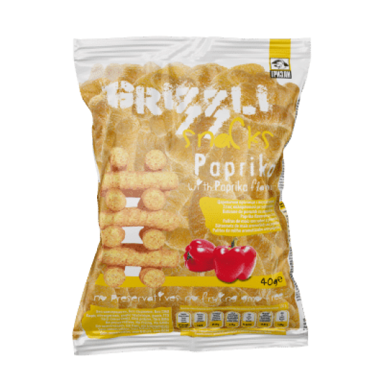 GRIZZLI ΣΝΑΚ ΚΑΛΑΜΠΟΚΙΟΥ ΜΕ ΓΕΥΣΗ ΠΑΠΡΙΚΑ 40gr
