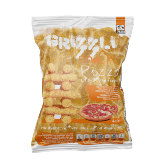 GRIZZLI ΣΝΑΚ ΚΑΛΑΜΠΟΚΙΟΥ ΜΕ ΓΕΥΣΗ ΠΙΤΣΑ 40gr