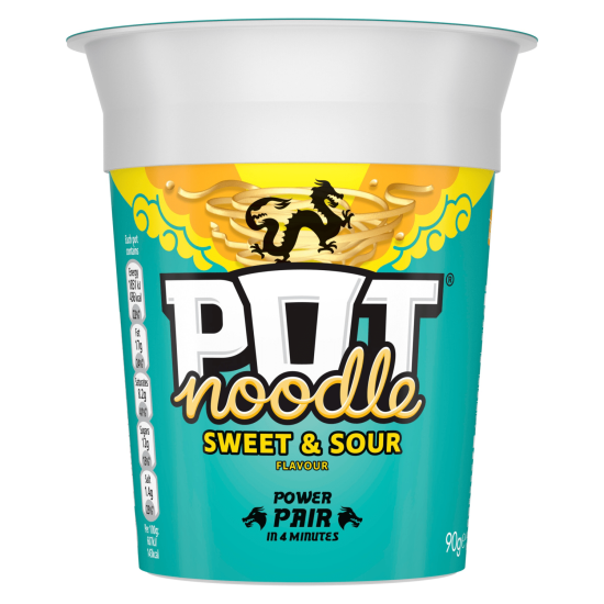 POT NOODLE NOODLES 90GR ΜΕ ΓΕΥΣΗ SWEET & SOUR