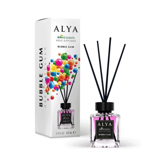 ALYA NATURE'S SCENTS ΑΡΩΜΑΤΙΚΟ ΧΩΡΟΥ ΜΕ ΣΤΙΚ 100ML BUBBLE GUM