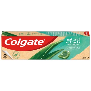 COLGATE ΟΔΟΝΤΟΚΡΕΜΑ 75ml NATURAL EXTRACTS WITH ALOE VERA