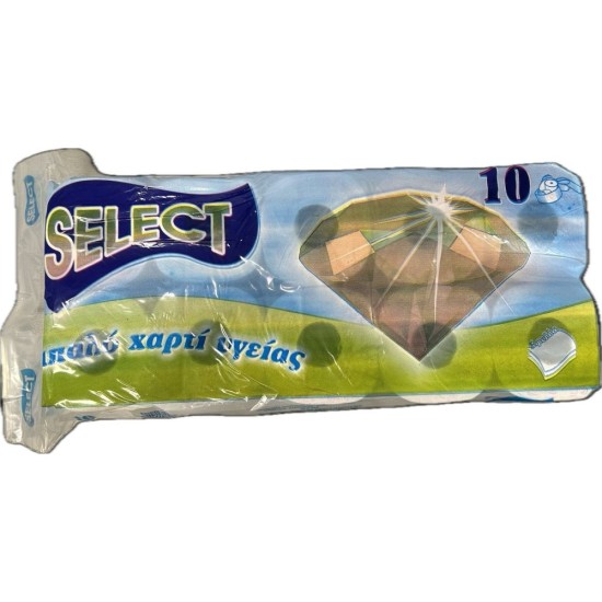 SELECT ΧΑΡΤΙ ΥΓΕΙΑΣ 3ΦΥΛΛΟ 10 ΡΟΛΑ x 125GR