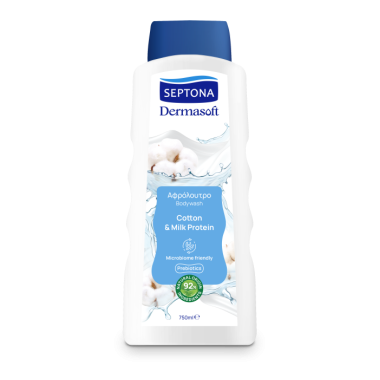 SEPTONA DERMASOFT ΑΦΡΟΛΟΥΤΡΟ 750ml COTTON & MILK SEPTONA DERMASOFT ΑΦΡΟΛΟΥΤΡΟ 750ml COTTON & MILK