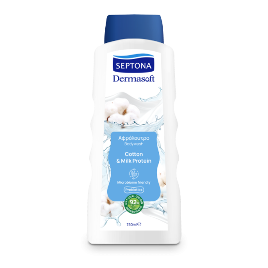 SEPTONA DERMASOFT ΑΦΡΟΛΟΥΤΡΟ 750ml COTTON & MILK