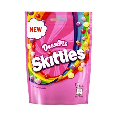 SKITTLES 152GR DESSERTS (ΡΟΖ) X15τεμ SKITTLES 152GR DESSERTS (ΡΟΖ) X15τεμ