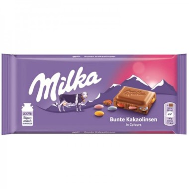 MILKA ΣΟΚΟΛΑΤΑ CACAO LENSES (ΚΑΡΑΜΕΛΑΚΙΑ) 100gr - 22