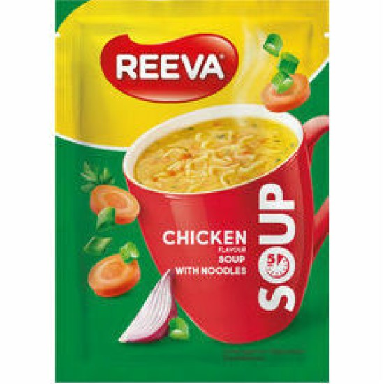 REEVA INSTANT SOUP 17GR CHICKEN ΚΟΤΟΣΟΥΠΑ ΜΕ NOODLES